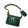Leather Women'S Bag First Layer Cowhide Women'S Shoulder Messenger Bag Mini Small Lunch Box Bag Simple Breast Bag Tide