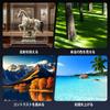 52mm Circular Polarizing Filter Rotatable CPL Lens Filter with Upgrade Clip Compatible with Smartphone Camera Lens iPhone, Sony, Sharp, Huawei, etc.