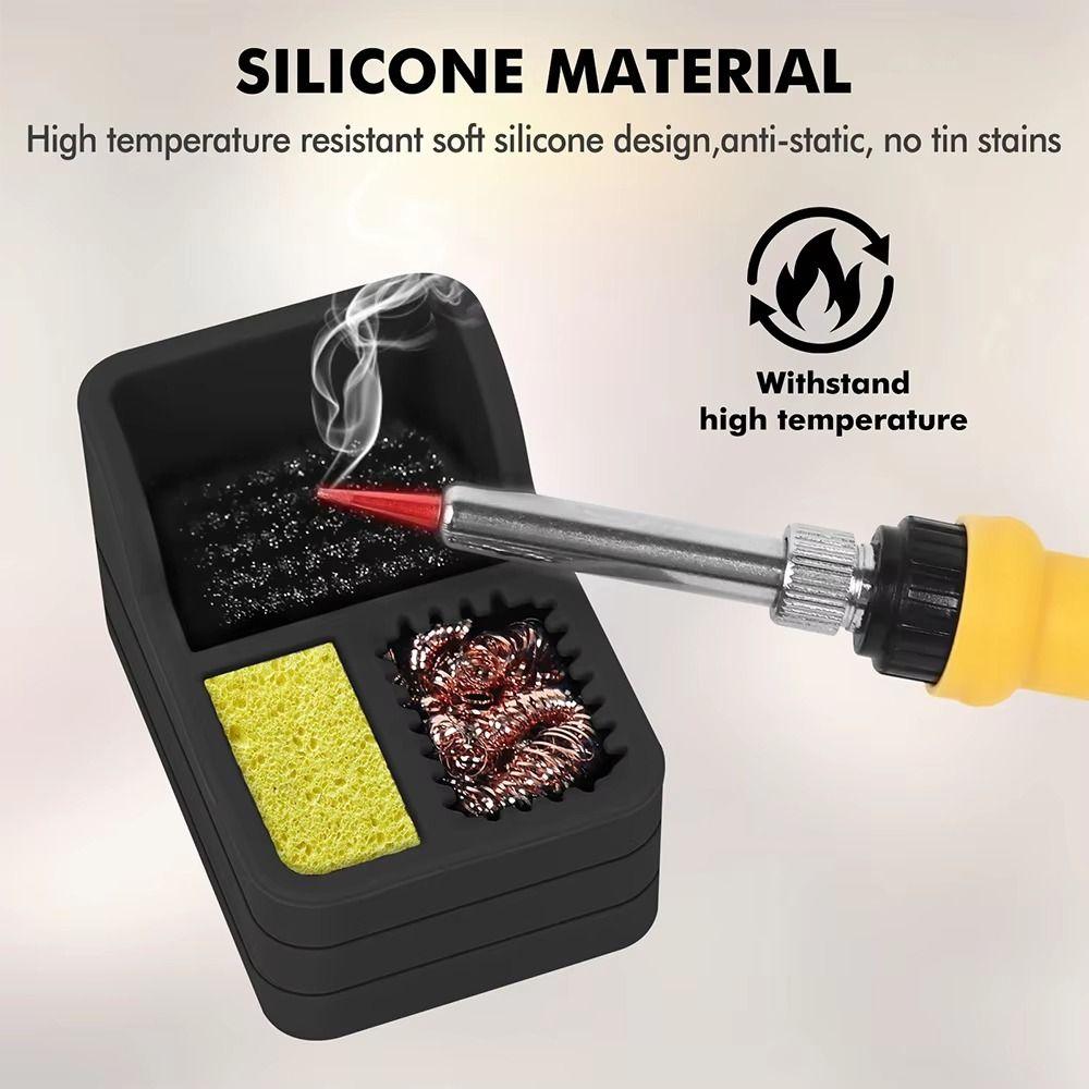 360° Cleaning Soldering Iron Tip Cleaner High Performances Tin Slag Remove Tool  Soldering Station