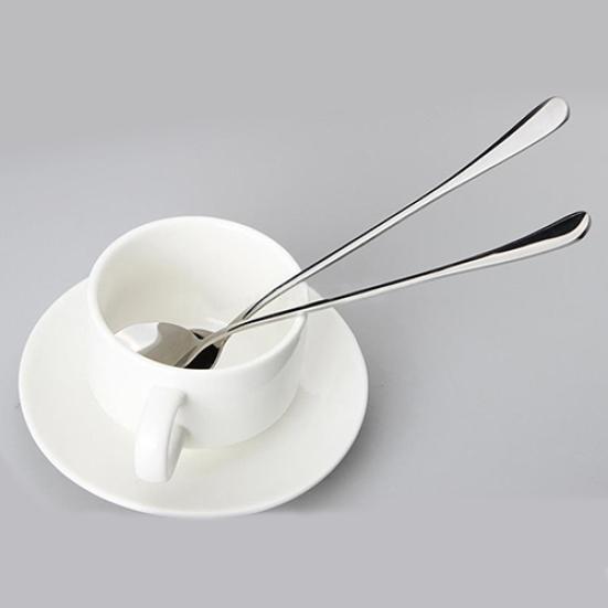 Küchenhelfer für Zuhause, 4 Stück, lang, rund, Edelstahl, für Kaffee, Honig, Eis