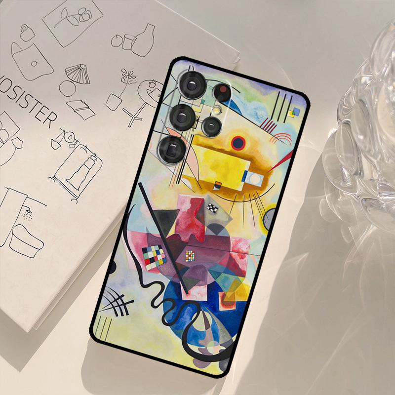 Wassily Kandinsky Abstract Artistic Case For Samsung Galaxy S23 S22 Ultra S8 S9 S10 Note 10 Plus Note 20 S21 Ultra S20 FE Fundas