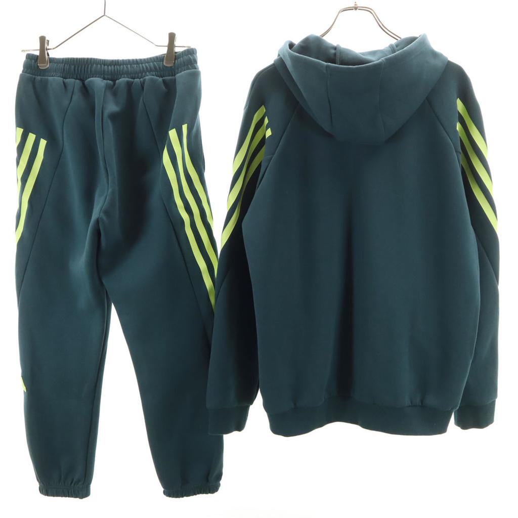 adidas Long sleeve sweat Zip hoodie Setup XL/M Navy system Men's Used