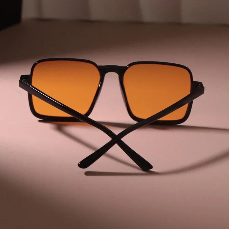 Vintage Square Sunglasses Women Men Semi Rimless Retro Sun Glasses Female Male Fashion Mirror Driving Shades