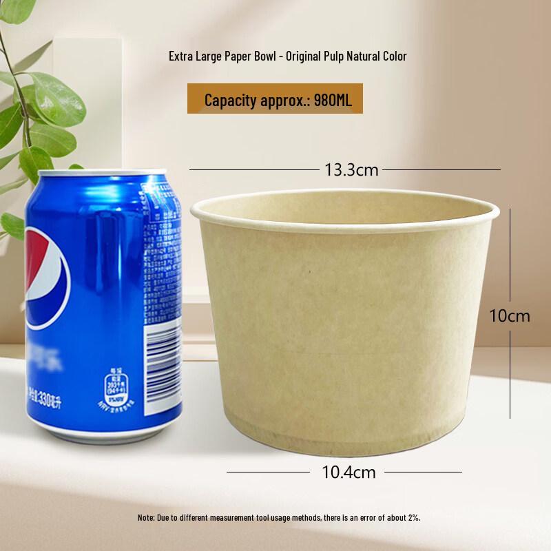 Eco-Friendly Disposable Round Bagasse Bowls