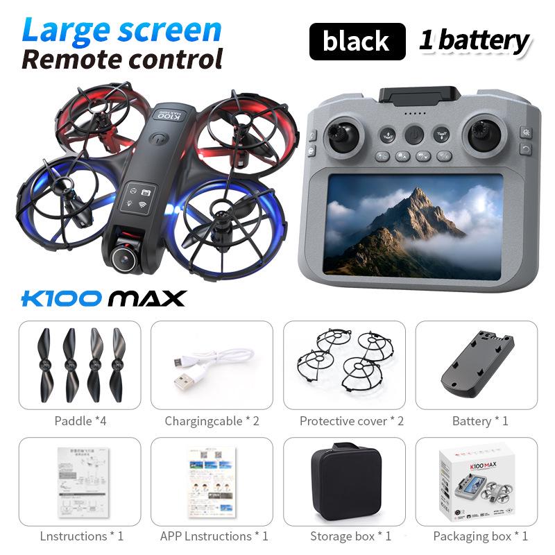 K100max GT3 Drone: Mini Dual-Camera Quadcopter with Optical Flow & Full Protection for Aerial Photography.