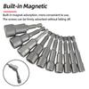 14pcs 6-19MM Hex Socket Sleeve Nozzles Strong Magnetic Nut Driver Set Drill Bit Adapter Wind Approved Sleeve Electric Pipi Tsui