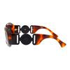 Versace Medusa Detail Acetate Frame Oval Sunglasses Men's Tortoiseshell 3389916 VE4425U521787-Tortoiseshell 54