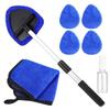 Telescopic Microfiber Car Window Cleaning & Defogging Brush Set