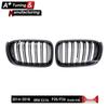 Matt Svart Dubbelribbad Grill för BMW X3 F25 (2014-2017) & X4 F26 (2014-2018)
