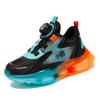 Children's Shoes  Fall rotary button breathable teen girls Shoes Sneakers Student springback running shoes