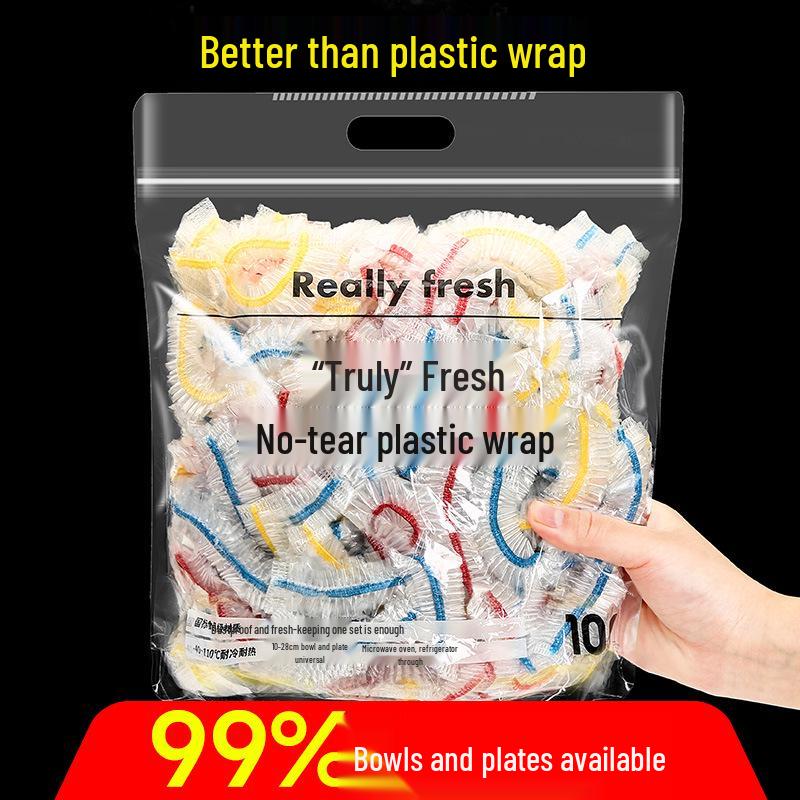 Disposable Food-Grade Elastic Wrap Covers for Fresh-Keeping