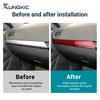 Car Driver Headlight Switch Trim Real Soft Carbon Fiber Sticker For Vauxhall Opel Astra H MK5 2004 2005 2006 2007 2008 2009 2010