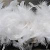 DIY 2 Yards Ostrich Feathers Boas Tuekey Marabou Plume Boa Multiple Styles for Wedding Dress Decoration White Plumage Shawl Tapes