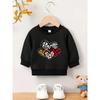 European Size Cute Printed Pattern Baby Unisex Comfortable and Simple Round Neck Hoodie