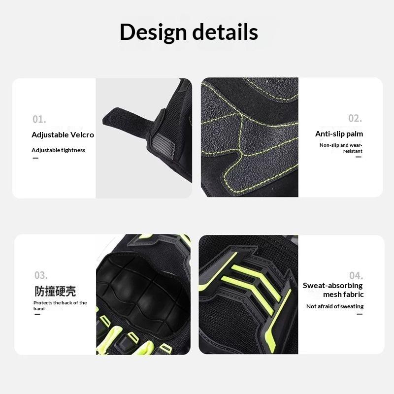Half Finger Cycling Riding Gloves for Men Waterproof Breathable Protective Anti-Slip Gloves for Outdoor Sports Camping