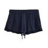 BM Sense Waffle Low Waist Shorts Gyaru Wind Drawstring Casual Pants Women Summer Loose Slimming Wide Leg Sports Pants