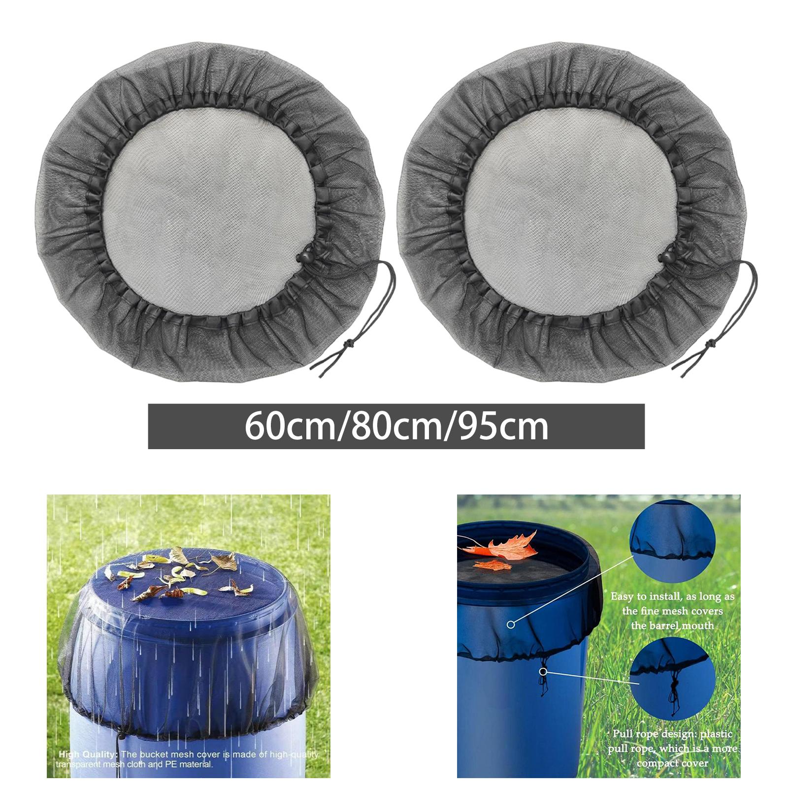 

2 x Фільтри-кришки для відер для збору дощової води для дворів, аксесуар для веранд Diameter 60cm