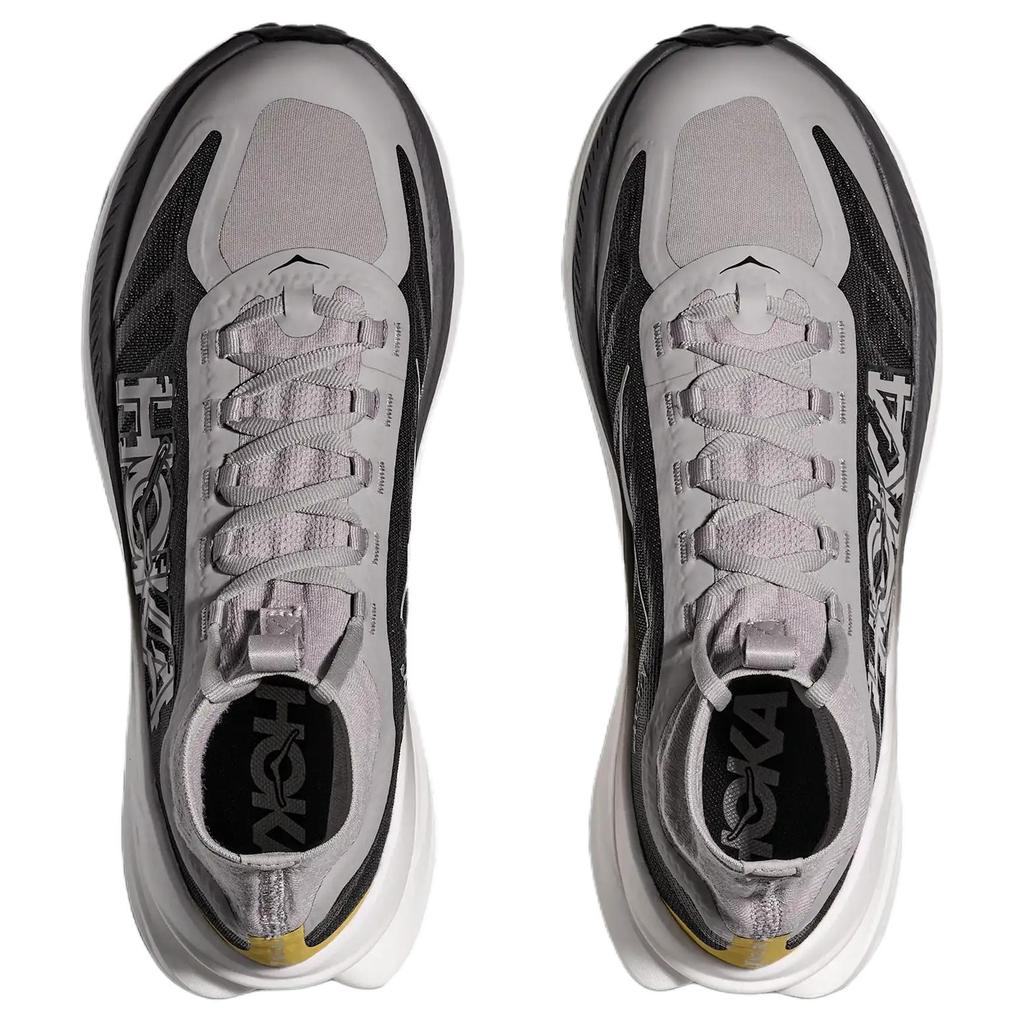 HOKA ONE ONE Tecton X 3 Trail Running Shoes Men's Gray Black 1155112-CMNTB