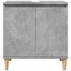 Bathroom Vanity Cabinet Concrete Grey 58 x 33 x 60 cm Engineered Wood