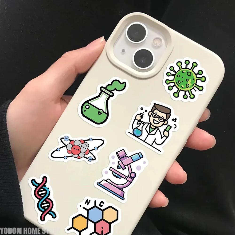500PCS Chemical Science Graffiti Roll Stickers Waterproof Learning Laptops Suitcases Mobile Phones Cars Waterproof Roll Stickers