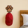 2Pcs Wall Mounted Wooden Paw Print Wall Hook Strong Load-bearing Cat Paw Storage Hooks  Office