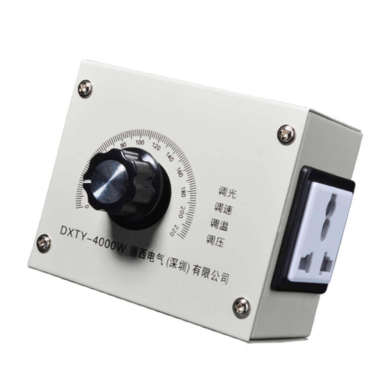 

Compacts Variable Voltage Regulator High Power Electronic Speed Regulator 0-220V Current Regulator Variable Speed Reducers 1