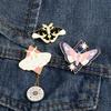 Colorful Butterfly Brooch: Exquisite Metal Pin for Clothes, Bags, and Corsage Accessories