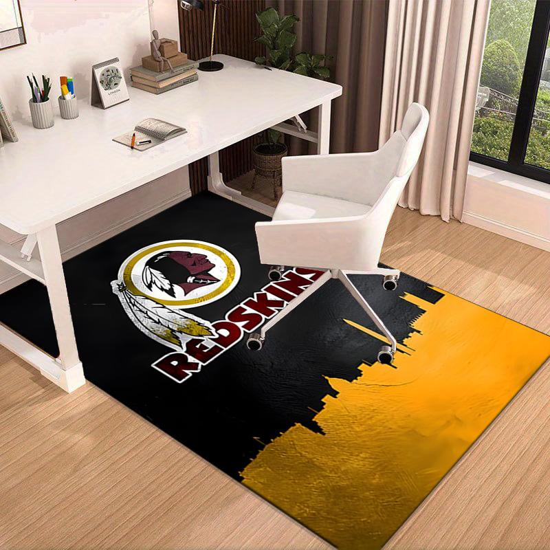 Washington Redskins Area Rug for Office, Chair Rug, Decorative Carpet Livingroom Mat, Large Size Fan gifts Christmas gifts