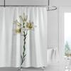 Minimalistický sprchový závěs s rostlinným motivem, moderní dekorace koupelny a toalety, soukromý závěs 180x180cm voděodolný sprchový závěs