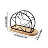 Nordic Iron Wire Tissue Holder Coffee Shop Hotel Restaurant Café Handkerchief Storage Rack Metal Napkin Rack