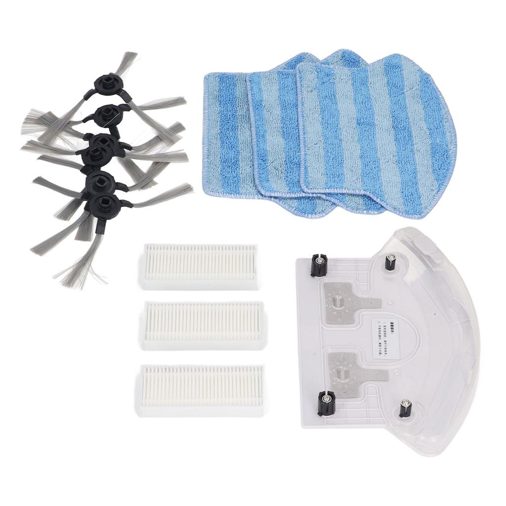 Robot Vacuum Cleaner Replacement Parts ABS Cleaner Water Tank Rag Side Brush and Filter for Midea