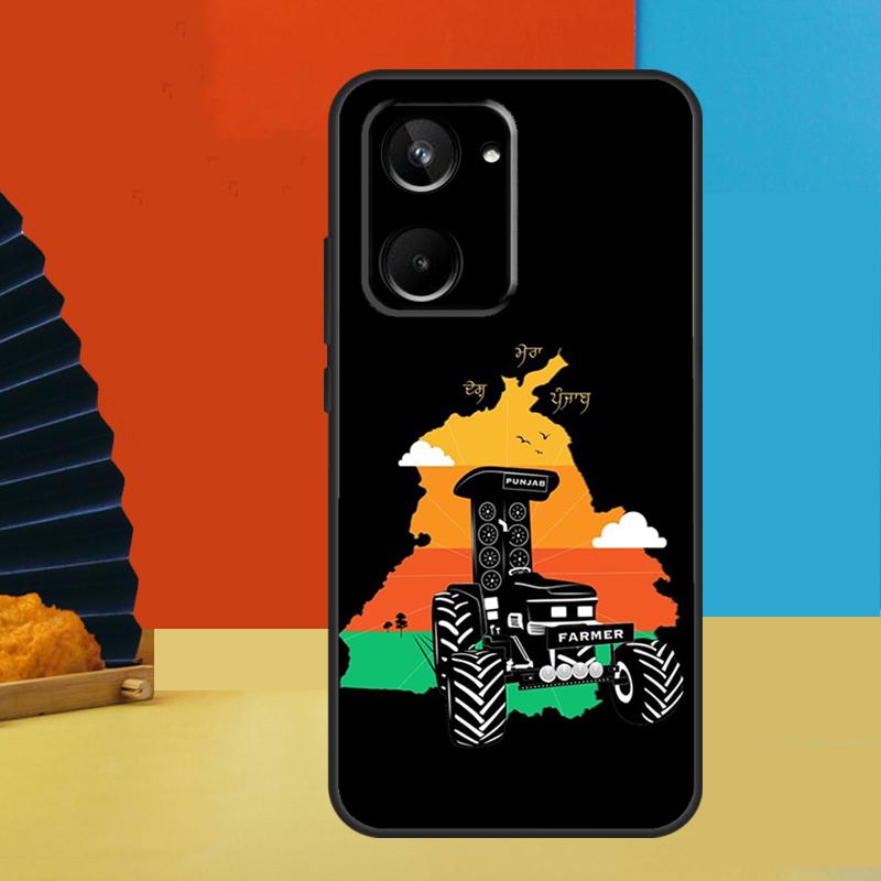 Punjab Map Outline For Realme GT7 Pro GT6 10 11 12 13 14 15 Pro Plus C55 C67 C63 C61 C53 C31 C65 C71 C75 Case