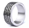 Minimalist Textured Unisex Ring Stylish New Finger Ring for Men Women