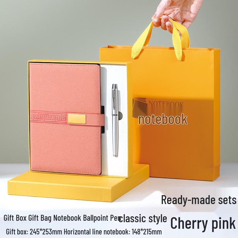 A5 Custom Logo Notebook Gift Set - High-Quality Business Diary with Gift Box