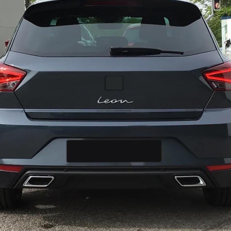 1PCS Metal For Seat Leon Logo Cupra Emblem Car Rear Trunk Sticker Body Sign Badge Letter Decoration Styling