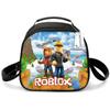 Virtual World, Lunch Bag Cartoon Primary School Children Animation Game Merchandise Lunch Bag Bento Bag