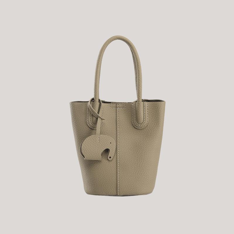 Casual Texture Simple Bucket Bag Fashion Trend Summer New Niche Women's Shoulder Messenger Bag