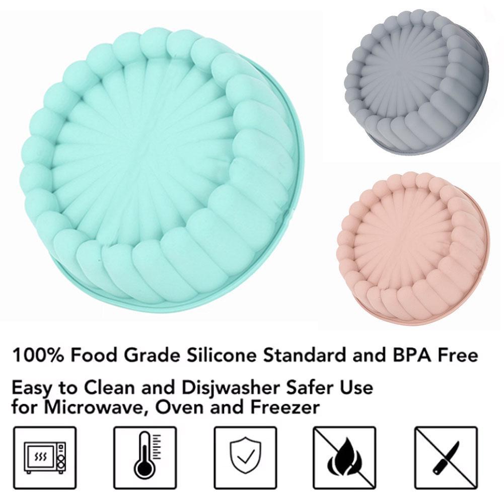 20/26CM Silikon Charlotte Kuchenform Antihaft Brot Flanform Multifunktionale Shortcake Backform Für Küchenbacken