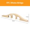 DIY Children Wooden Train Rail Track Accessories Toy Cross Track Railway Toys Compatible All Track for Kids Boys & Girls Gifts