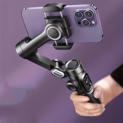 3-Axis Handheld Gimbal Stabilizer Foldable Smartphone Cellphone Video Record Vlog PTZ Stabilizer for IPhone Xiaomi Samsung