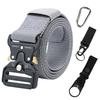 Elastic Tactical Nylon Belt with Alloy Buckle, Popular for Outdoor Use, Customizable Size