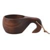 220ml Wooden Coffee Cup Comfortable Grip Handmade Eco Friendly Hot Drink Tea Cup with Anti Slip Hand