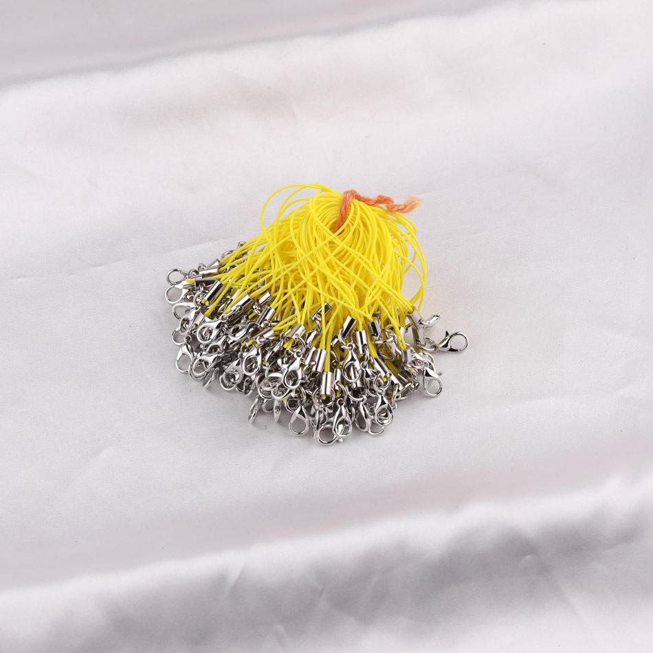 Multicolor Lobster Clasp Mobile Phone Lanyard - DIY Handmade Rope for Jewelry Accessories