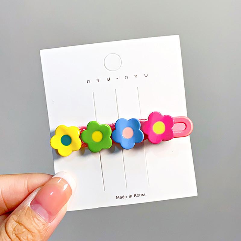 Cute Colorful Flowers Hair Clips For Women Girls  Sweet Floral Barrettes  Exquisite Hair Accessories Gifts