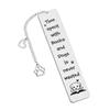 Bookmark Gift Suitable for Best Friend Colleague Best Friend Teenager Christmas Gift Stainless Steel Keychain for Backpack Bag Pendant