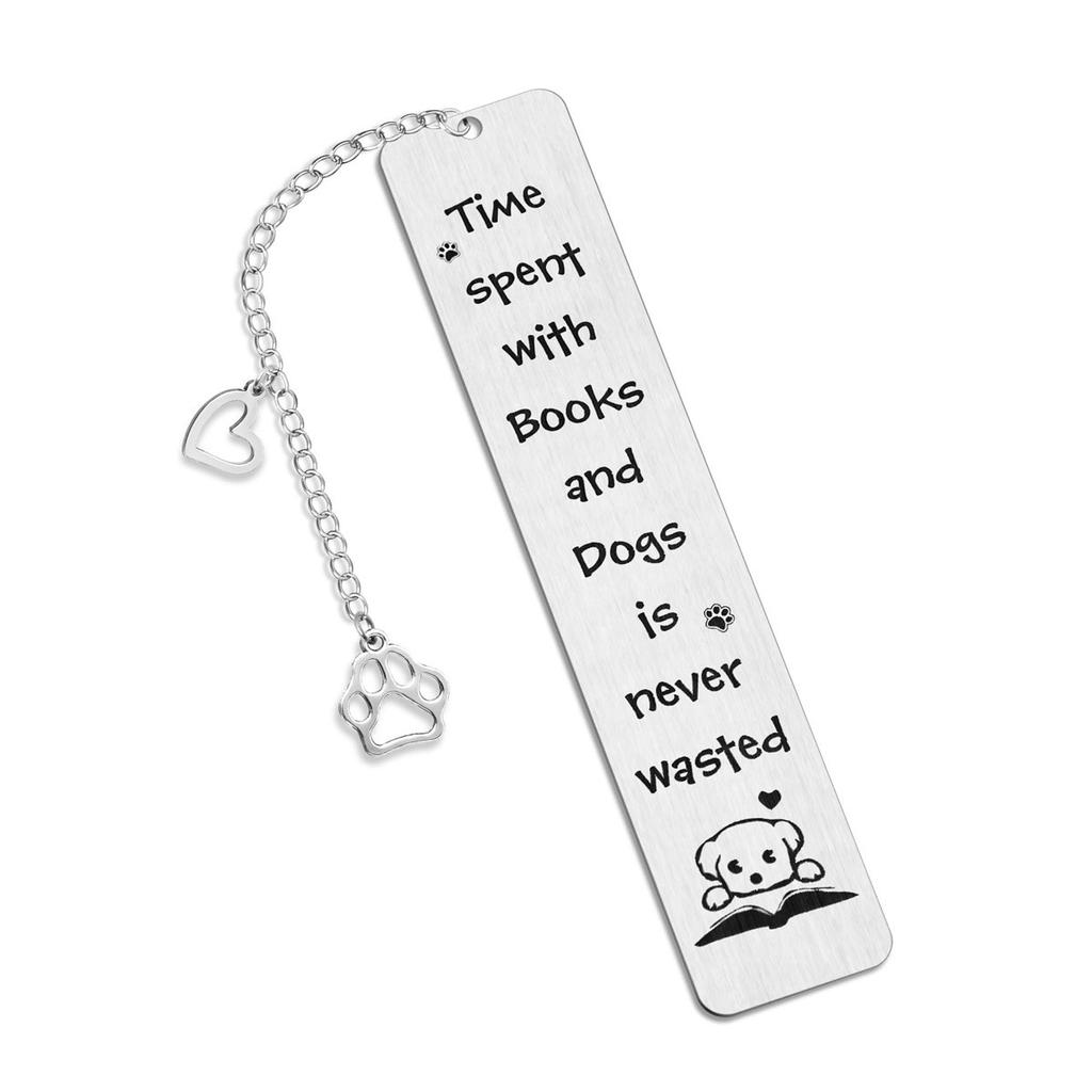 Bookmark Gift Suitable for Best Friend Colleague Best Friend Teenager Christmas Gift Stainless Steel Keychain for Backpack Bag Pendant