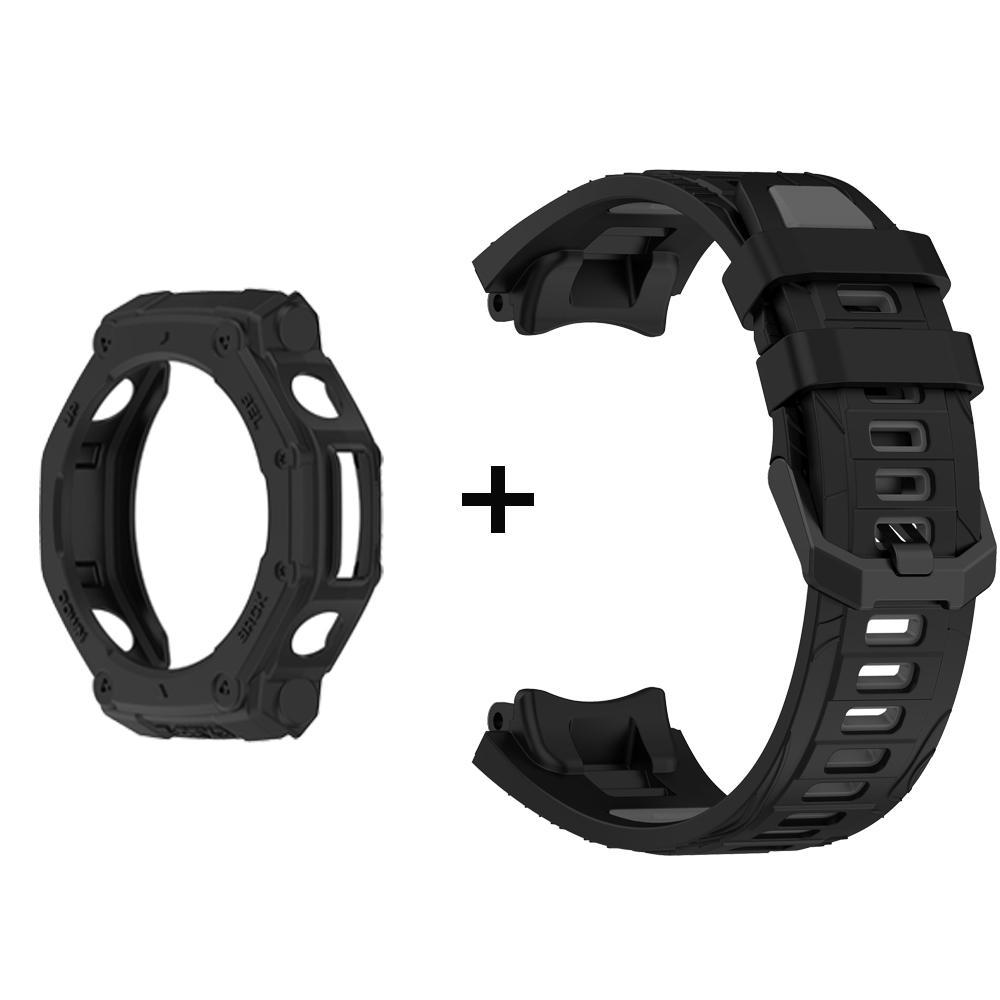 Silicone Band & Case for Huami Amazfit T-REX 3 Smart Watch Strap Watchband T-Rex3 Sport Bracelet Wristband With Tool