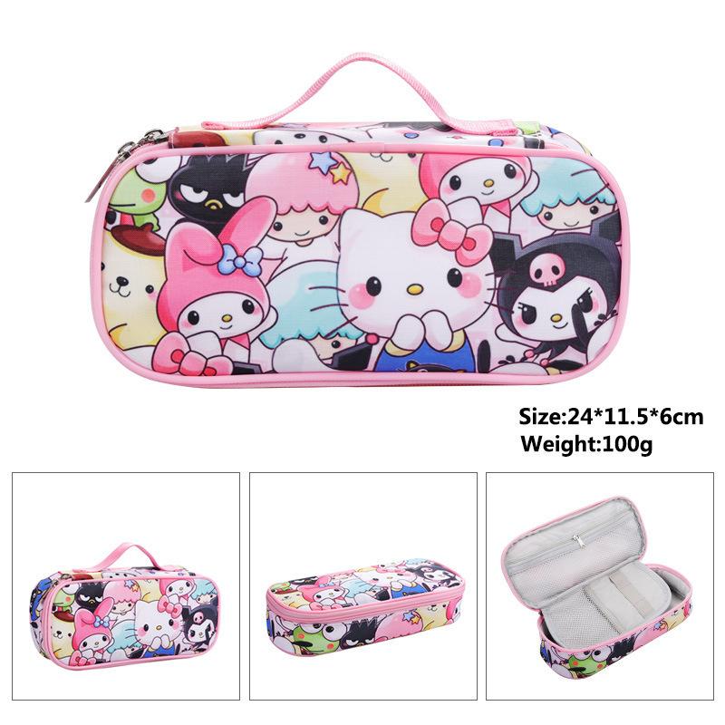 

Kt Cat Cartoon Backpack Kuromi Yugui Dog Elementary School Bag Children S Lunch Bag Pencil Case Ship according to the picture