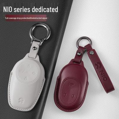 NIO ES6 Card Key Case: Genuine Leather Pouch for 25 Models (ET5T/ET5/EC6/ES8/ET7/ES7/EC7)