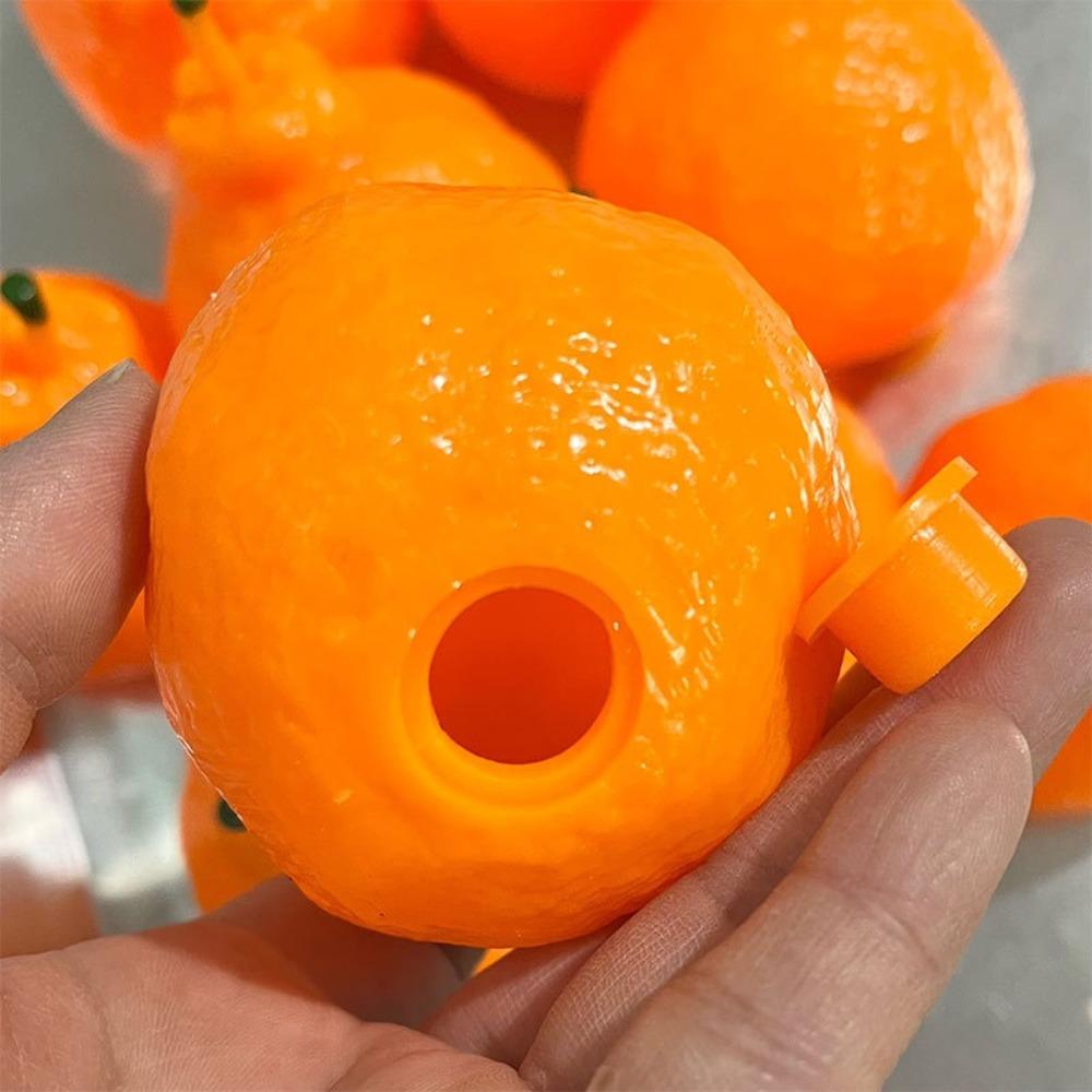 Soft TPR Ugly Tangerine Ball Skin Squeeze Toy DIY Pressure Ball Kit Adults Beginners